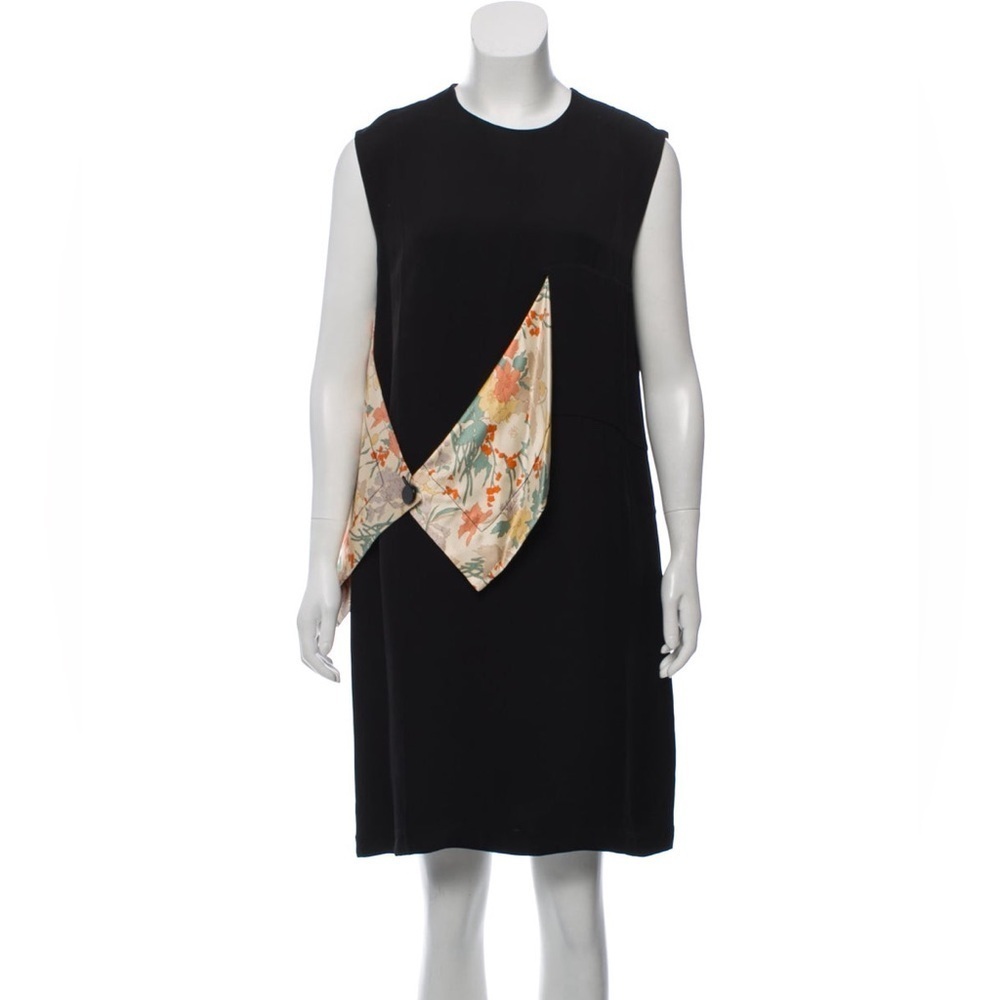 Céline Size 42 (US 10) Phoebe Philo Collection Mulberry Silk Scarf Dress